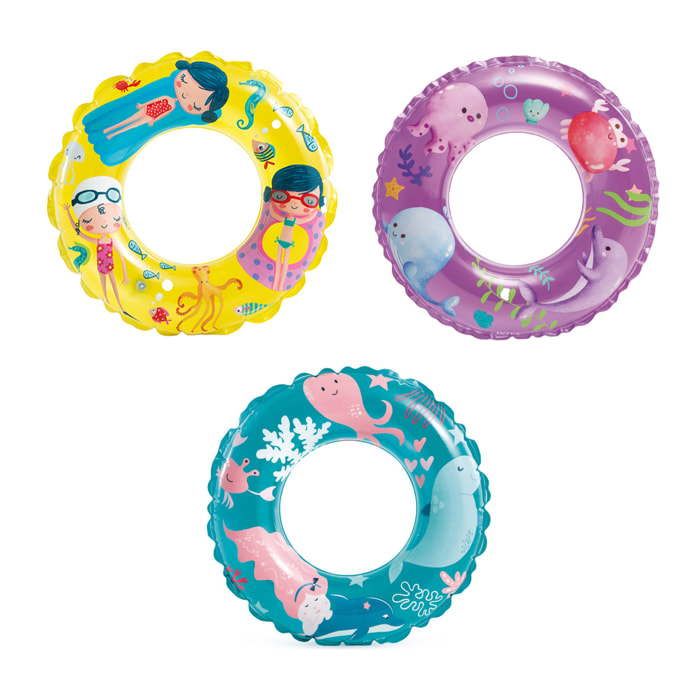 Intex Salvagente Fondo Marino, Colori assortiti, 61 cm