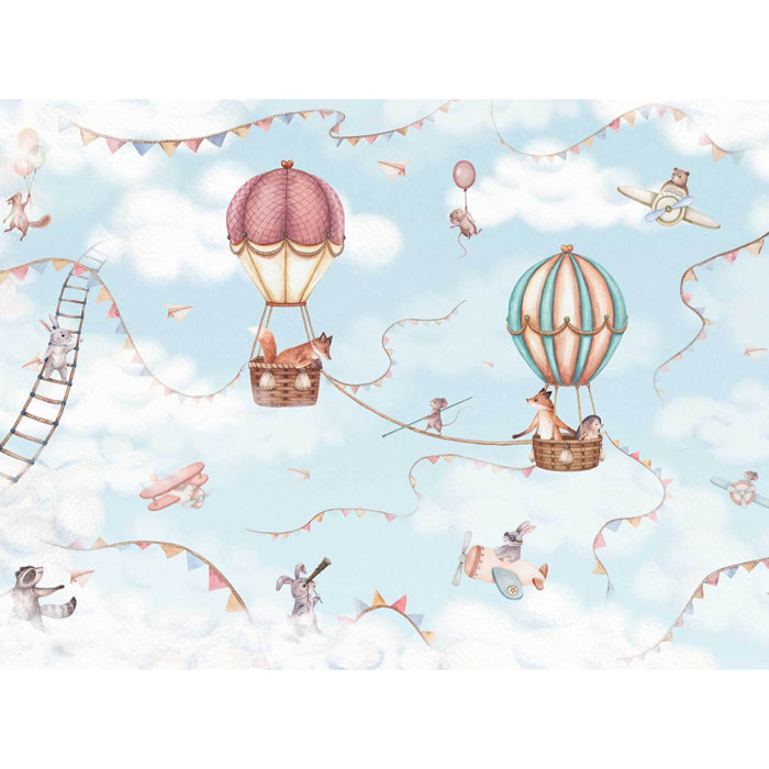 Papier peint nuages La Vie dans les Nuages Intissé