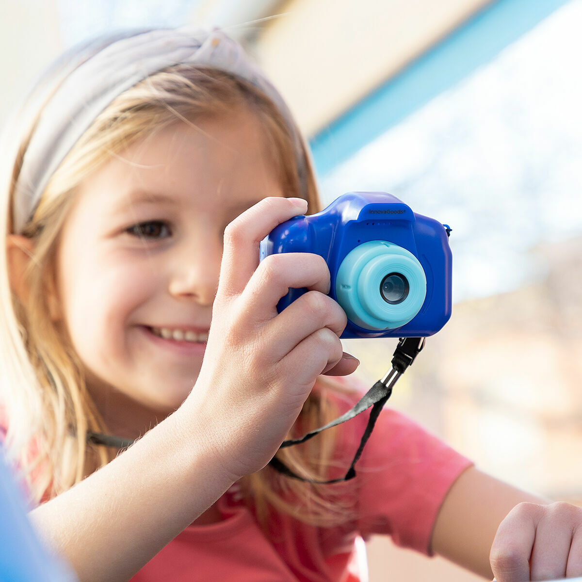 Fotocamera Digitale per Bambini Ricaricabile con Giochi Kiddak InnovaGoods