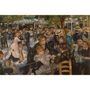 Tableau Auguste Renoir -Le Bal du moulin de la galette Toile imprimée