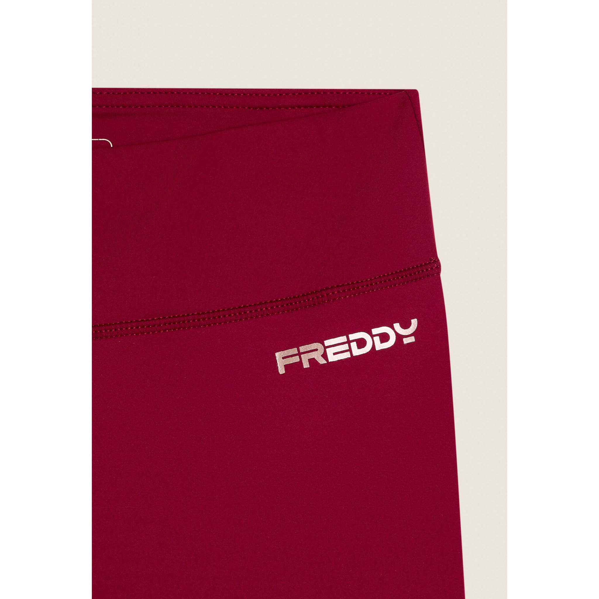 Leggings corsaro vita alta in tessuto tecnico quick dry