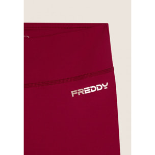 Leggings corsaro vita alta in tessuto tecnico quick dry