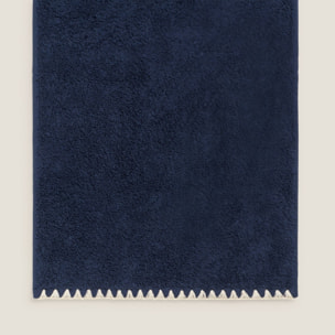 Toalla de baño de rizo de algodón Unimax color azul marino 100% Algodón