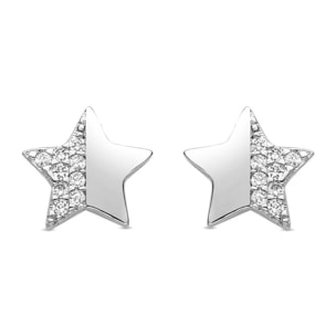 Pendientes Lux by Lux acabados plata