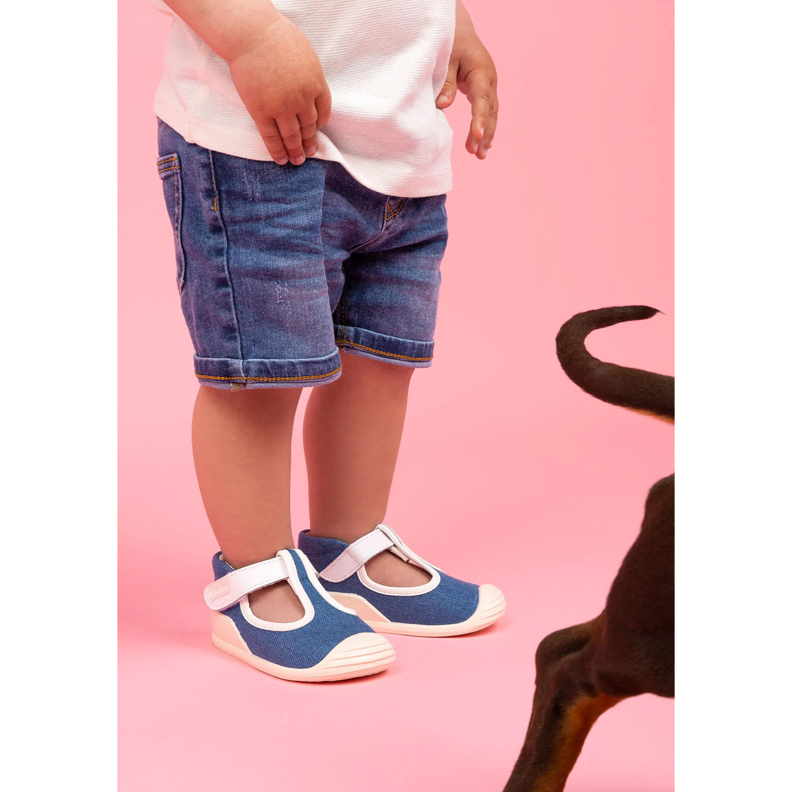 Zapatillas De Bebé Primeros Pasos Denim