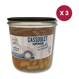 Lot de 3 - Cassoulet supérieur au confit de canard 3 x 320g