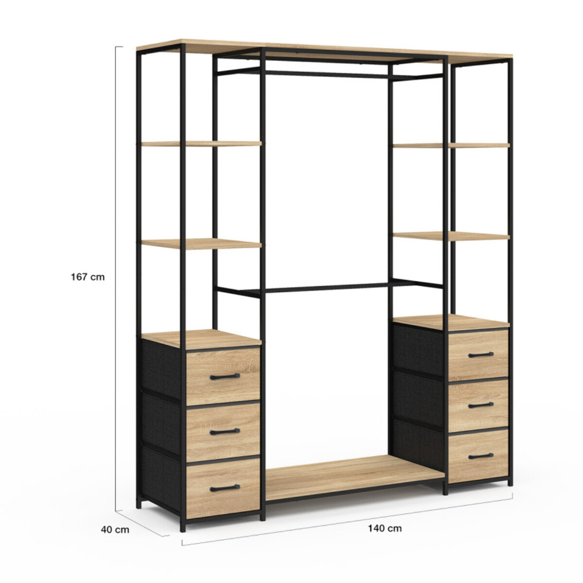 Dressing Iris 140cm double colonne