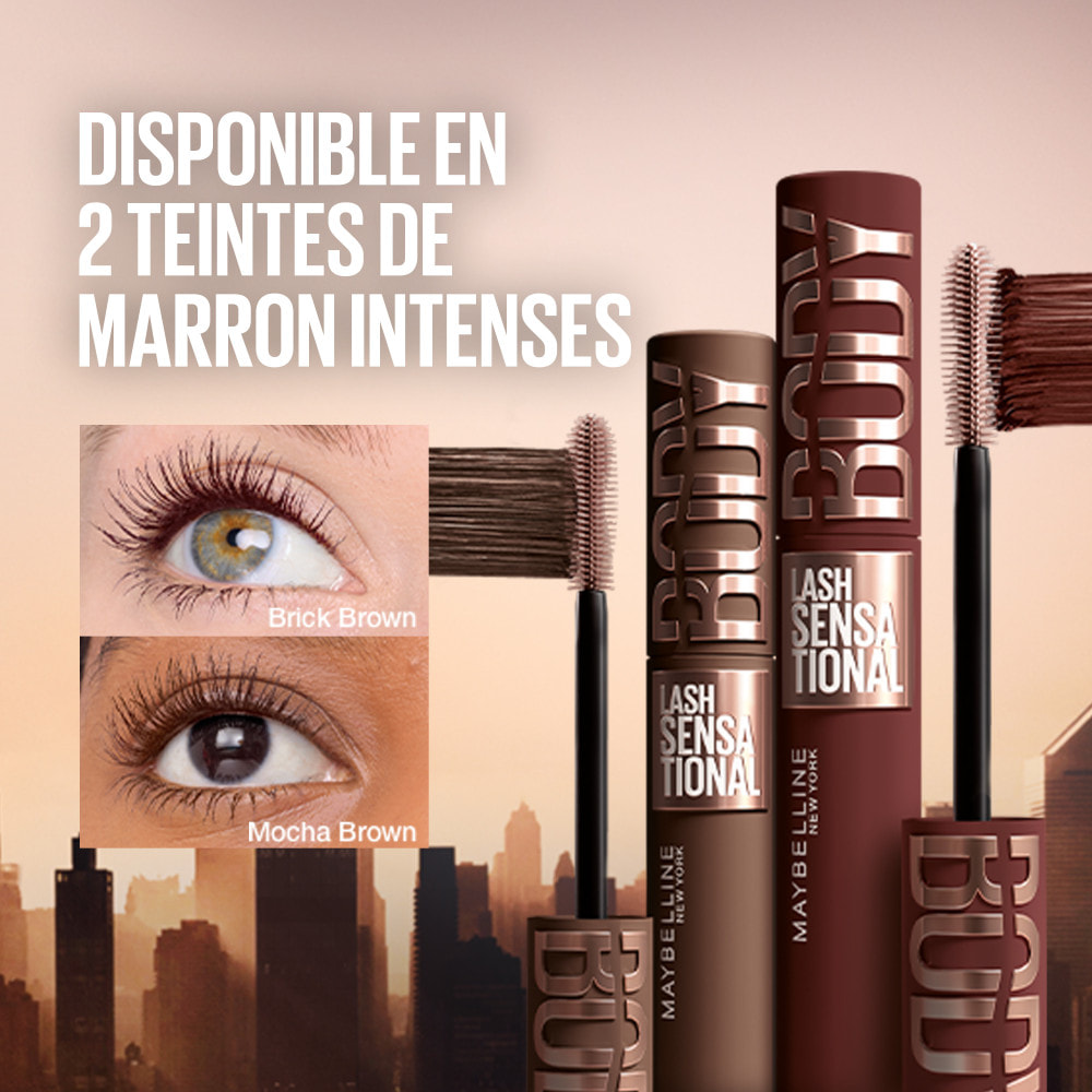 Maybelline New York Cils sensationnel Mascara Body Brick Brown 9,75ml