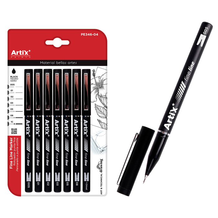 MARKER CALIBRATO PACK 7 pcs 005/01/02/03/05/08/1C