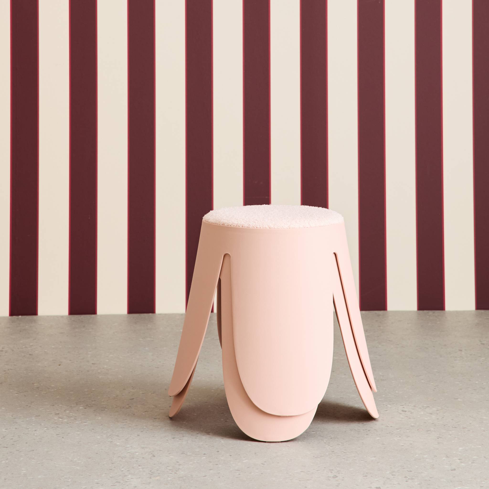 Tabouret empilable enfant bouclette texturée (lot de 2) NIKI KIDS