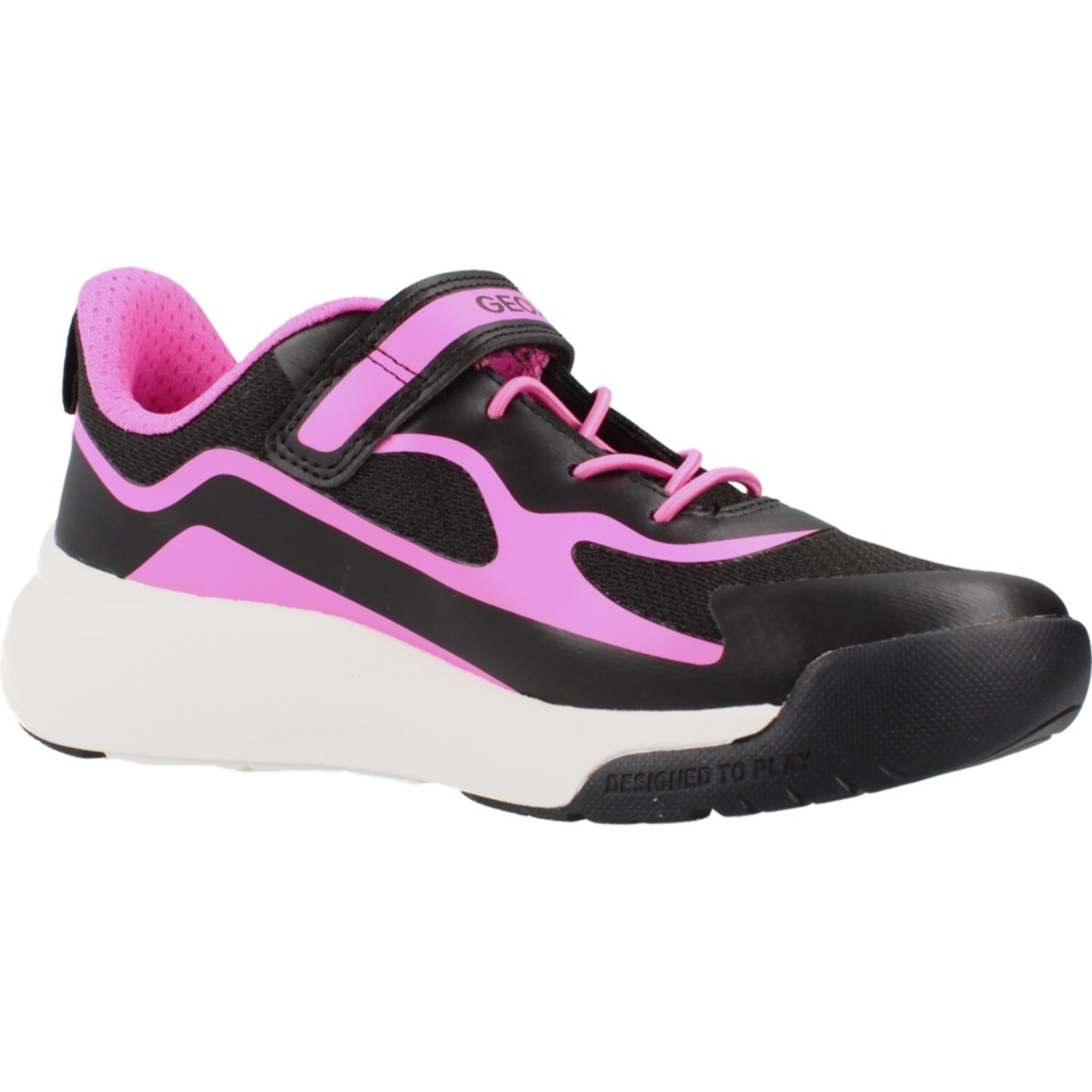 Zapatillas Niña de la marca GEOX  modelo J65PAC 01454 J PRO RAN NEGRO