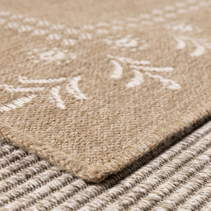 Tapis extérieur tissé kilim rond PAVE