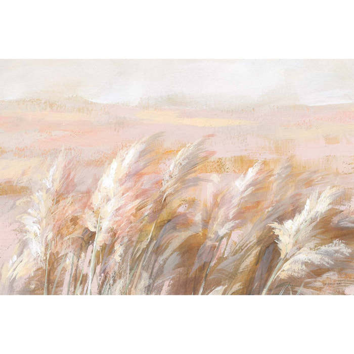 Tableau plante graminées des prairies  Toile imprimée