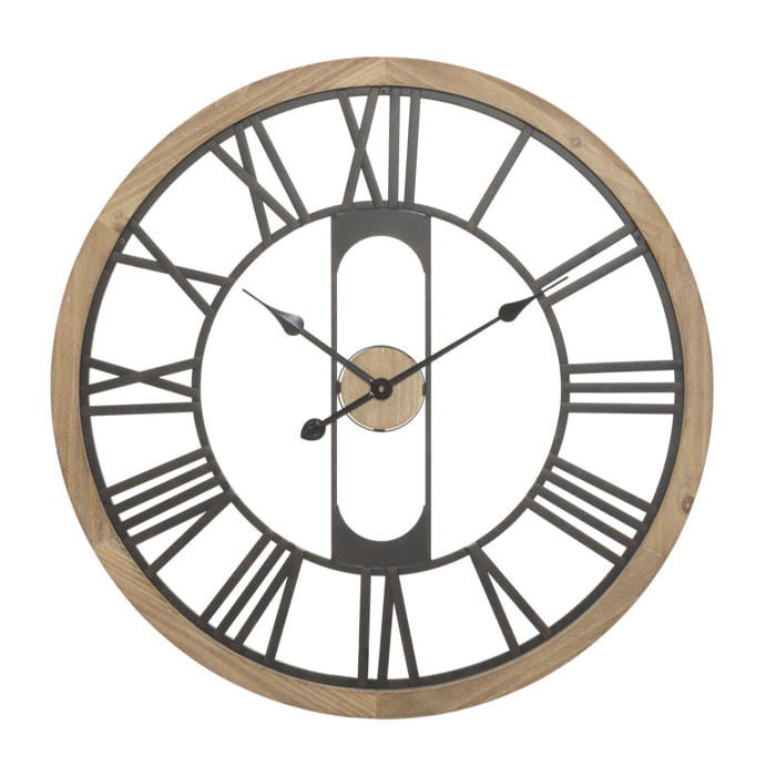 OROLOGIO DA MURO INDUSTRY OFFICINE 55 MARRONE