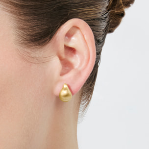 Pendientes Saumet acabado oro amarillo 18k