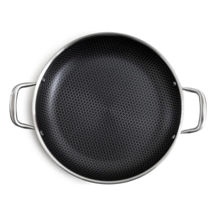 Plat à paëlla   triplex avec couvercle - "Black Cube"