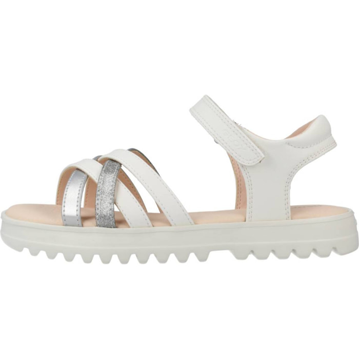 Sandalias Niña de la marca GEOX  modelo J SANDAL CORALIE GIR White