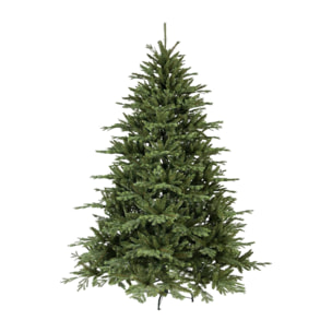Albero di Natale 150 cm Snowflake, Pino artificiale, Albero effetto reale, Alberello natalizio extra folto, 124x124 h150 cm, Verde