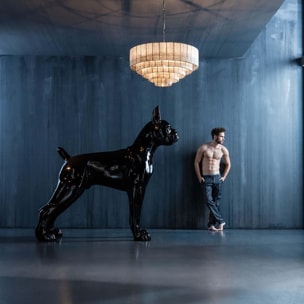 Déco chien Toto XXL noir Kare Design