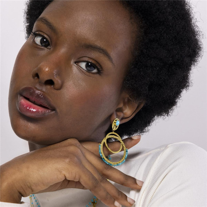 Pendientes Lux by Lux acabadoss oro 18k