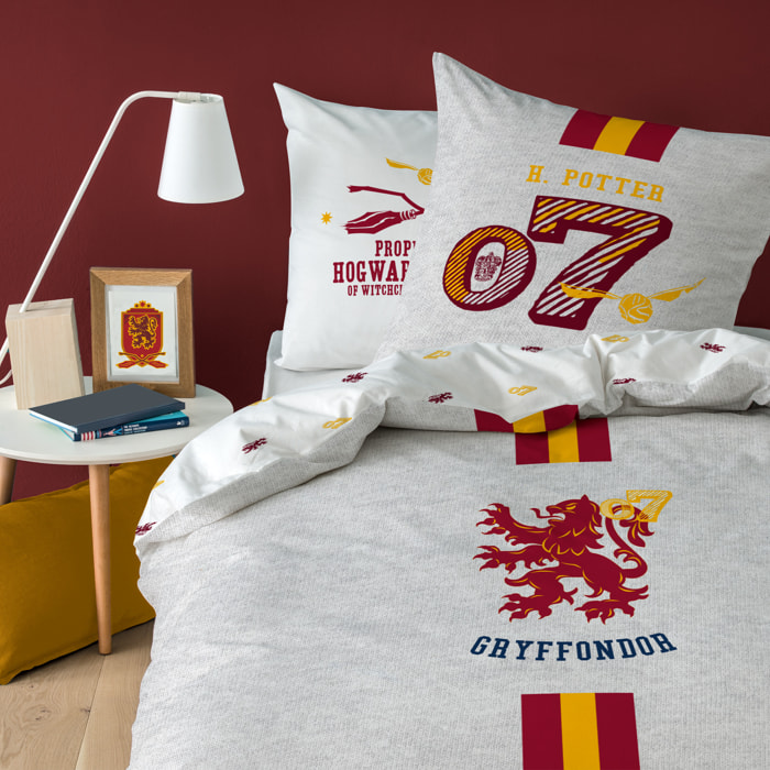 Parure de lit imprimée 100% coton, HARRY POTTER TEAM G