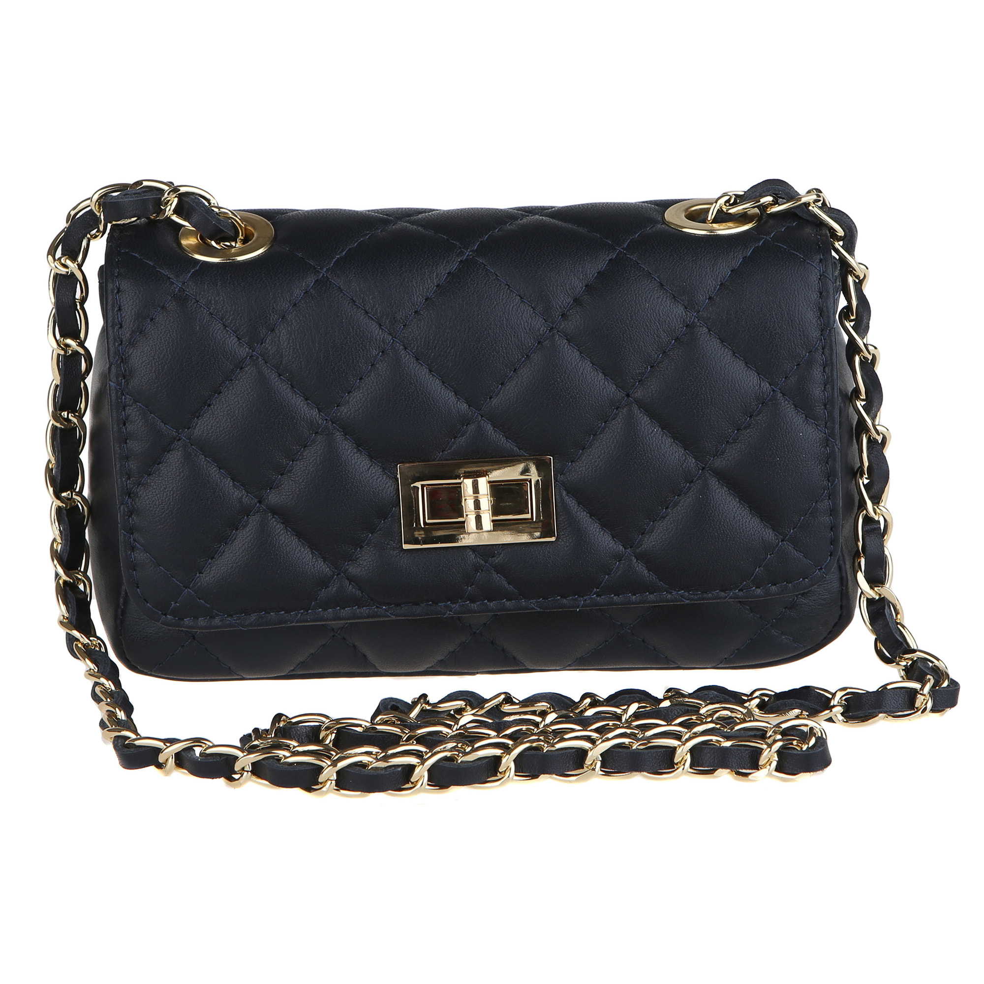 Chicca Borse Borsetta Clutch Blu