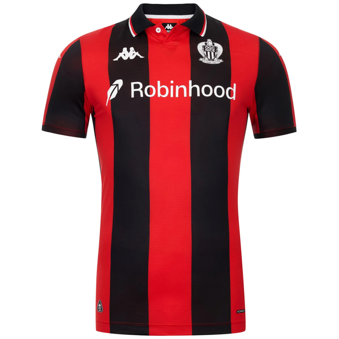 Kappa - Camisetas de juego Hombre Rojo - Kombat Pro 2026 Home Ogc Nice