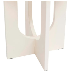 Table d’appoint "Bloom" ivoire 50,540x40cm