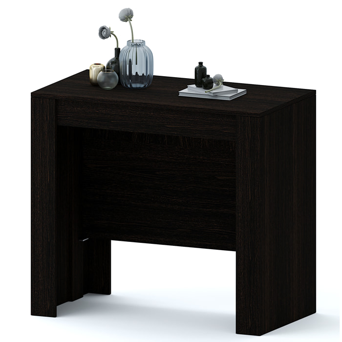 Tavolo Consolle Allungabile Oslo Fino A 3 Metri Tavolo 14 Posti Salvaspazio Design Moderno Elegante Consolle per Casa Ufficio 78 x 51 x 90 cm Wengè