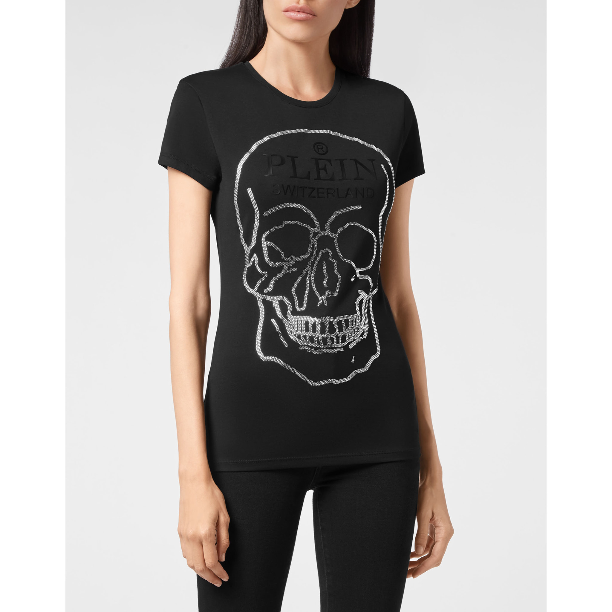 PHILIPP PLEIN T-shirt girocollo SKULL