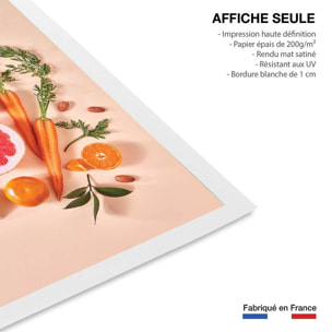 Affiche shot de vitamine c Affiche seule