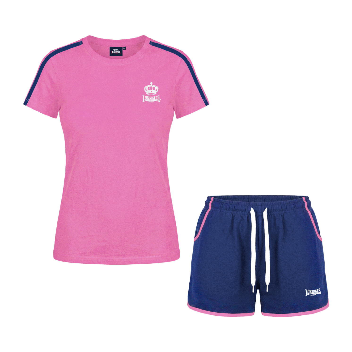 Completo Set Donna LONSDALE Cotone Corto
