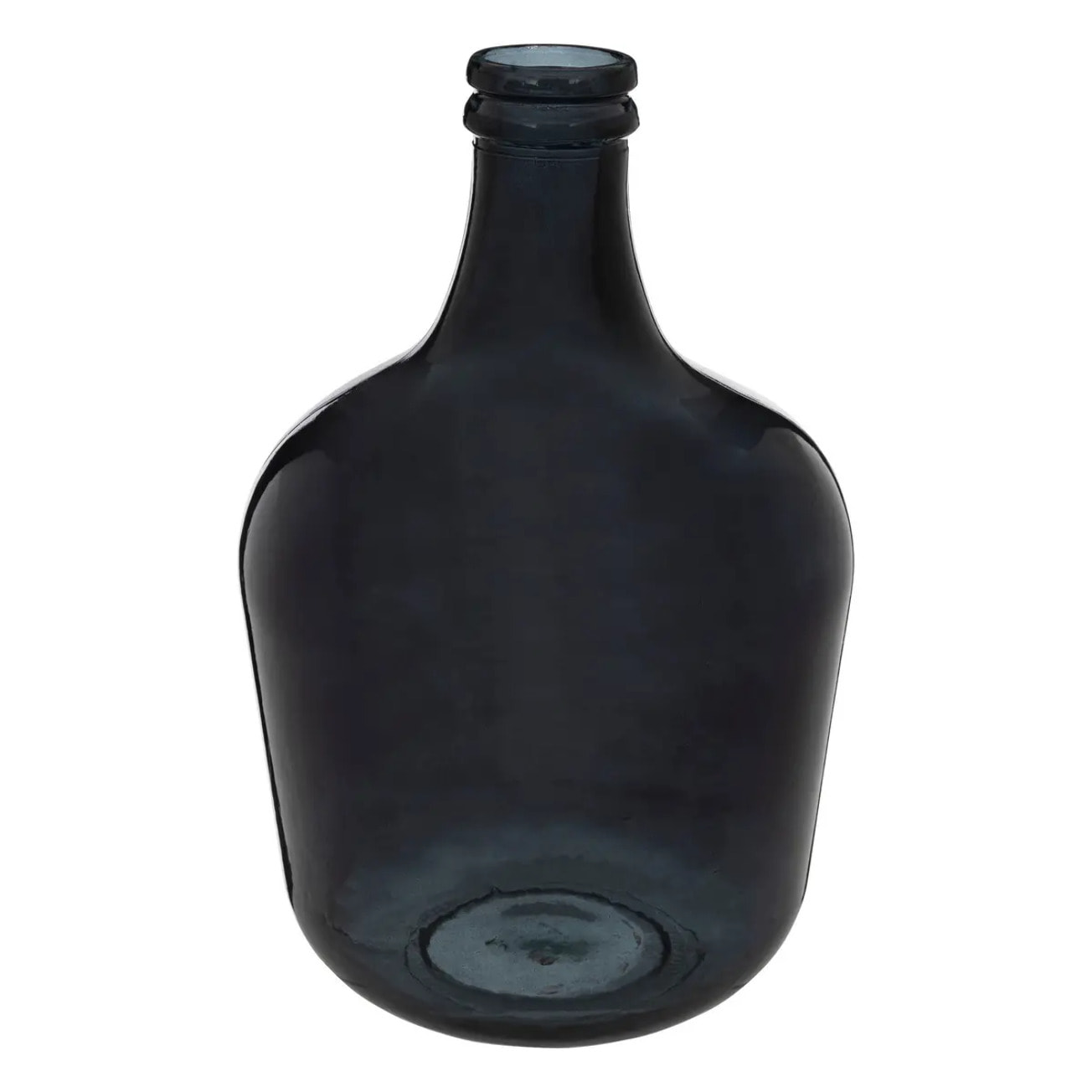 Dame Jeanne en verre recyclé H42cm noir