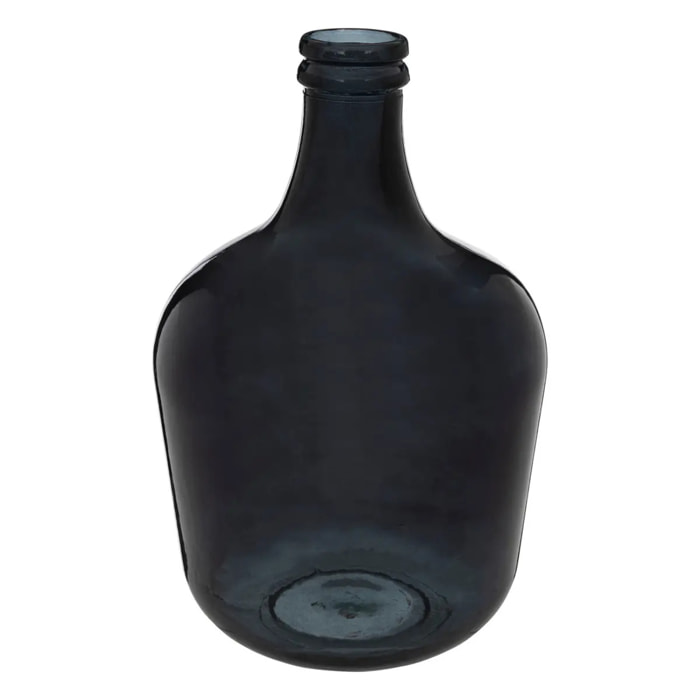 Dame Jeanne en verre recyclé H42cm noir