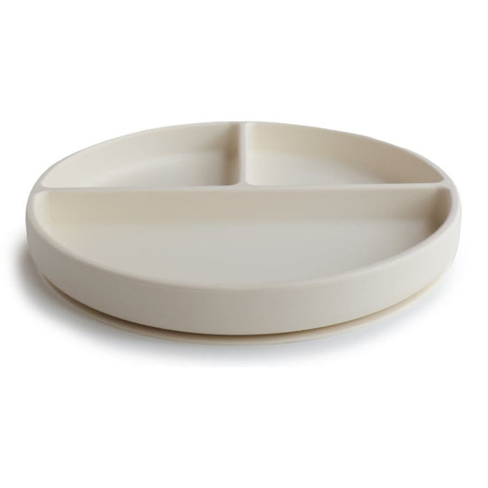 Mushie Plato Ventosa-Compartimentos Solid