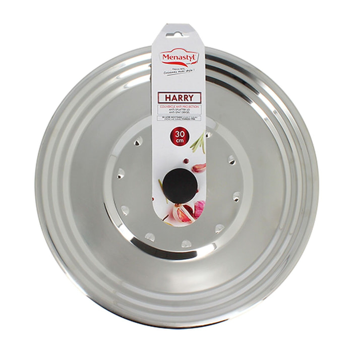 Couvercle anti-gras en inox 30cm HARRY