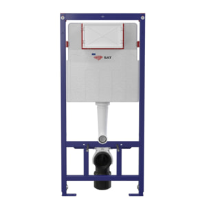 Pack WC bâti-support + WC sans bride Ceramia PixL avec abattant SoftClose + plaque noir (STCEPXWT02-FR)