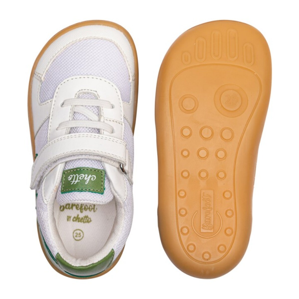 DEPORTIVO RAYO BAREFOOT BLANCO/VERDE – PISADA NATURAL