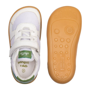 DEPORTIVO RAYO BAREFOOT BLANCO/VERDE – PISADA NATURAL