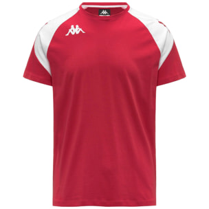 Kappa - T-Shirts & Top Uomo Rosso - Kappa4Football Laccio