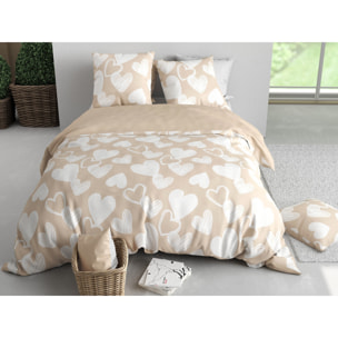 Parure Housse De Couette 3pcs 100% Coton 57 Fils TONIE