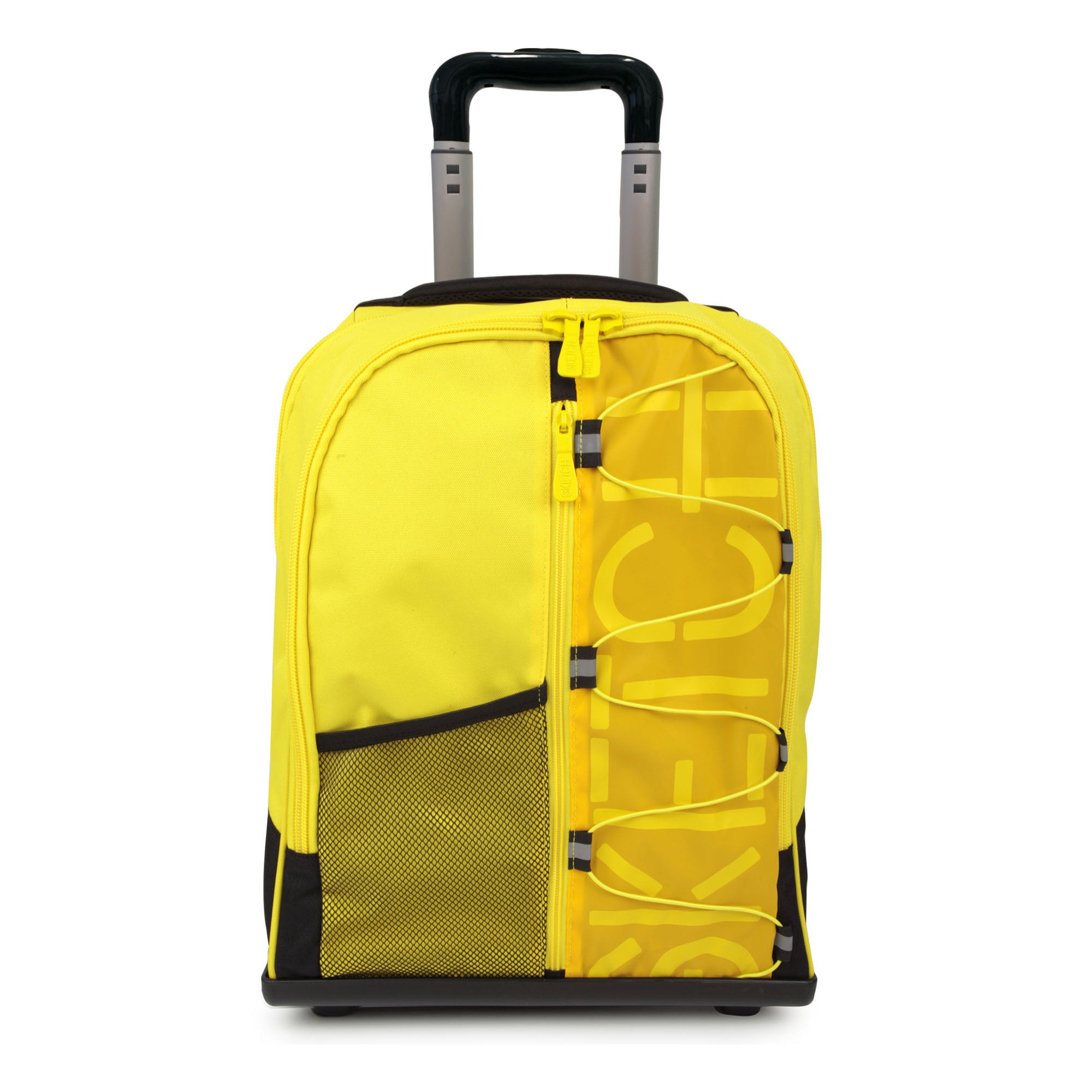 Zaino trolley tre ruote Ne.on! Sketch Yellow Fluo