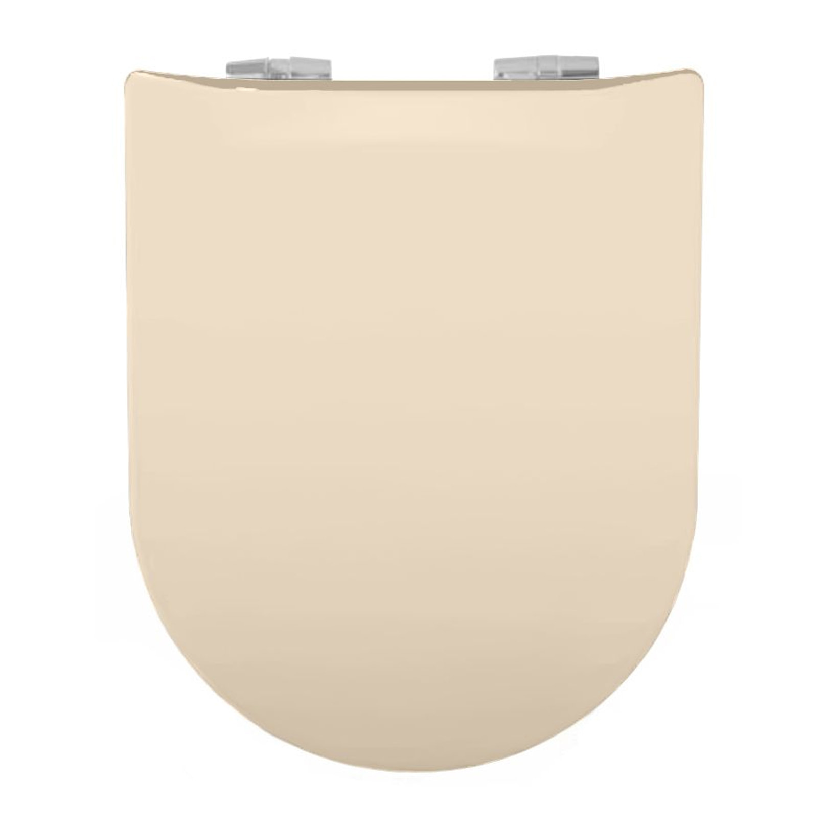 Abattant wood slim déclipsable uni - Beige