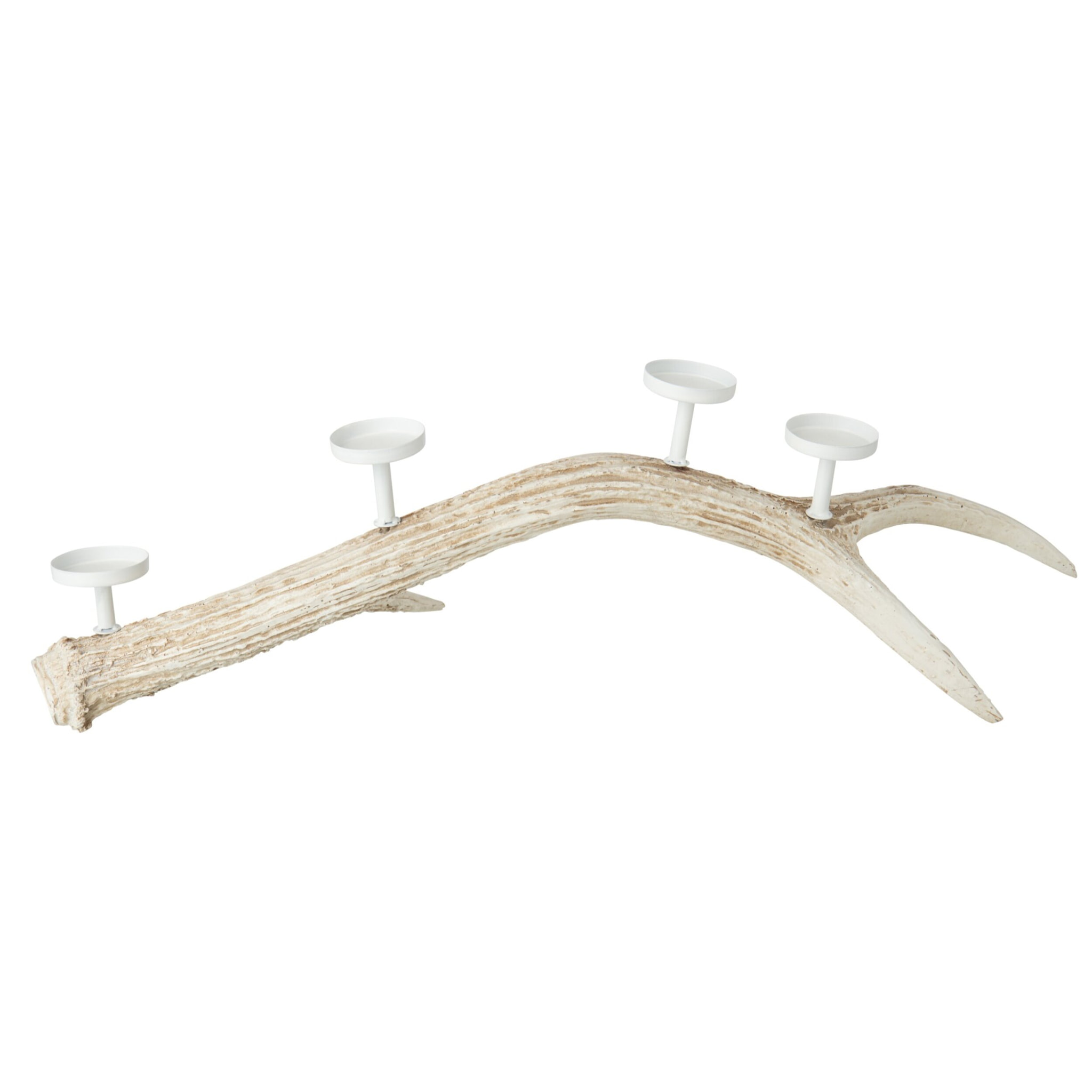J-Line chandelier ramure - polyrésine - beige clair - small