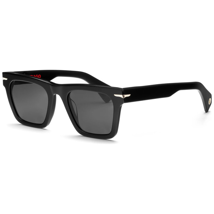 Occhiali Sebago Uomo Donna Nero PAUL