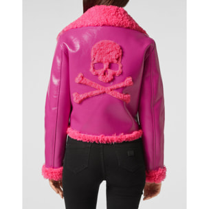 PHILIPP PLEIN Biker Jacket SKULL&BONES