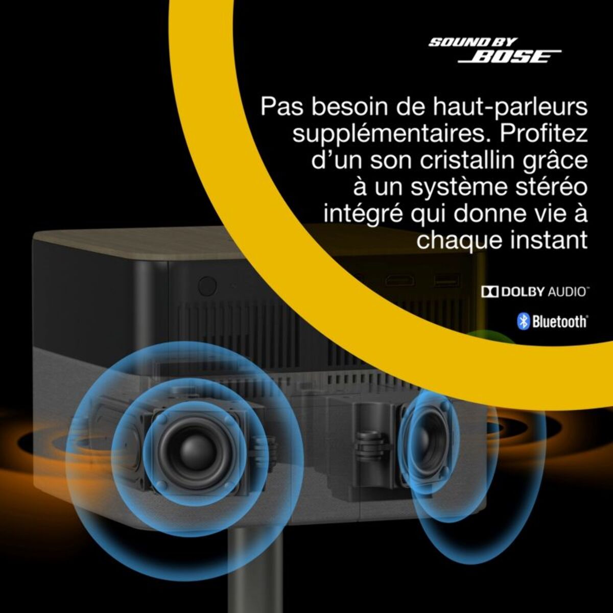 Vidéoprojecteur portable EPSON EF-72 PRO son signé Bose