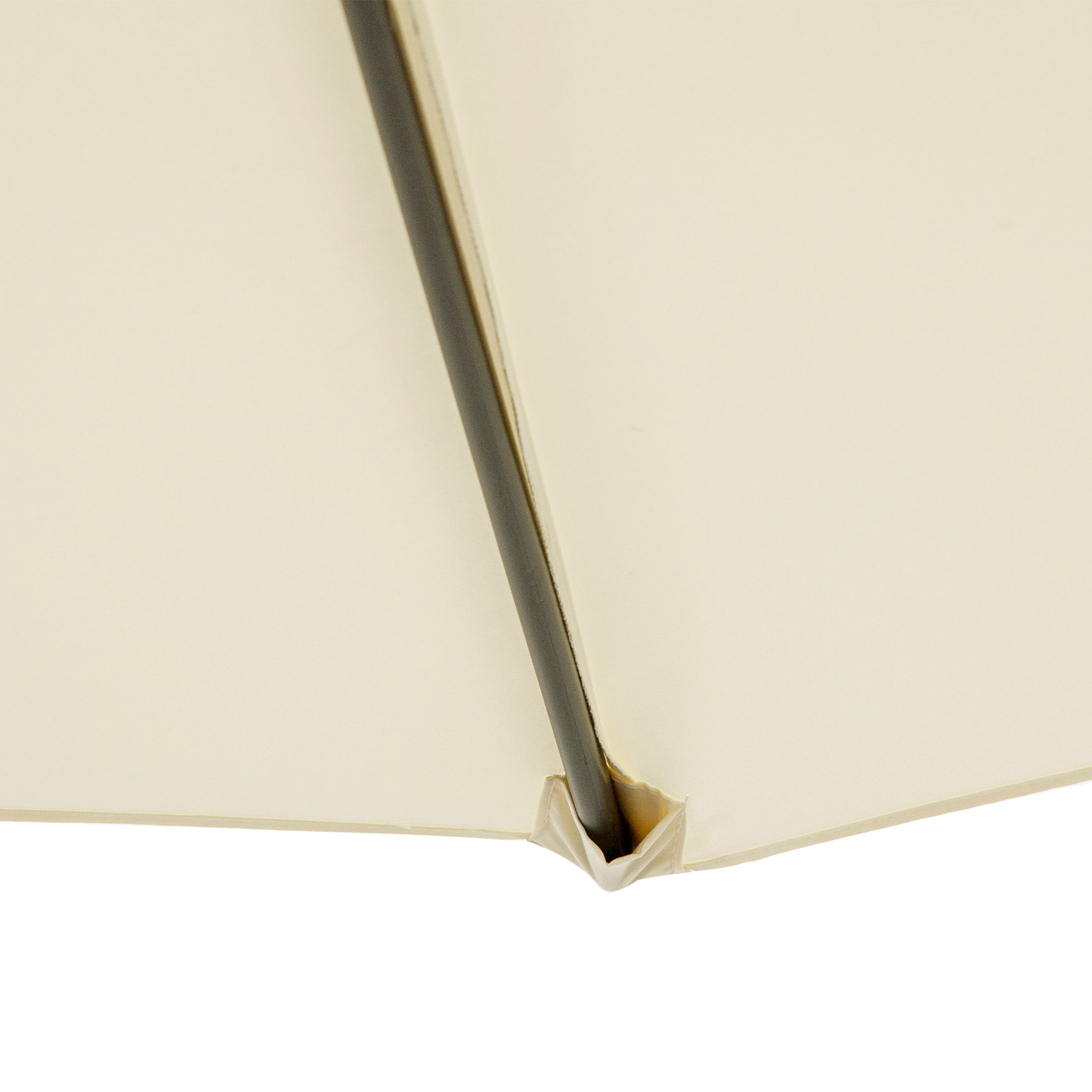 Sombrilla Reclinable de Acero y Poliá©ster ÃŽ¦3x2.6m Blanco