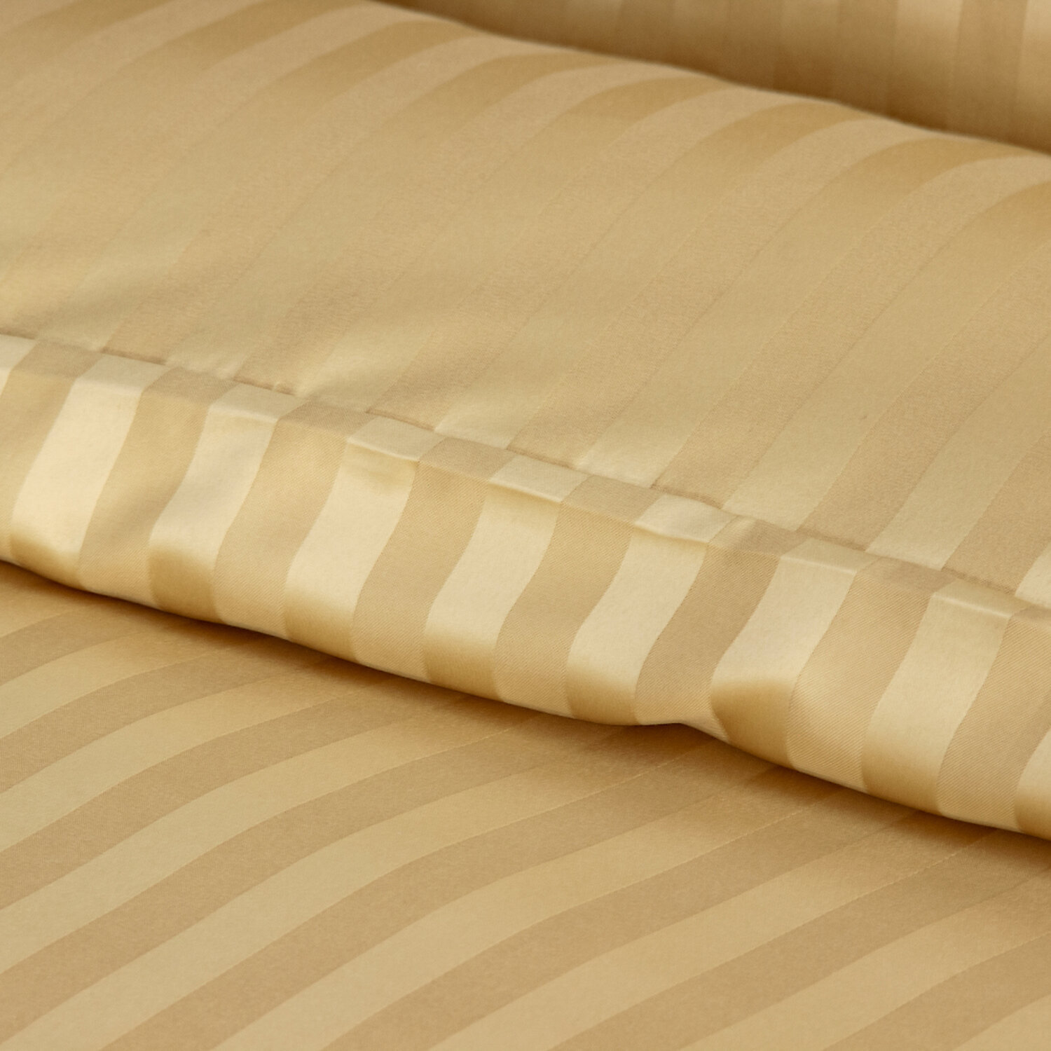 Parure housse de couette 3pcs 100% microfibre unie - jaune blond