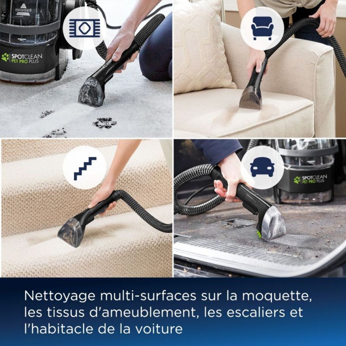Nettoyeur détacheur BISSELL SpotClean Pro Pet plus 37252
